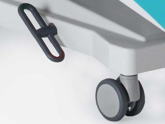 Central locking casters ∅ 10 cm incl. full underframe cover