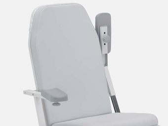 Armrests rotatable and folding upwards