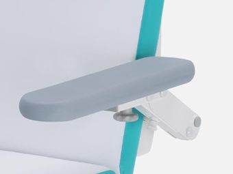 Grey full foam (foamed) armrests, right and left