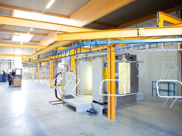 THE POWDER COATING PLANT