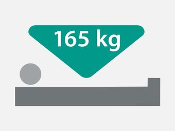 Sichere Arbeitslast 165 kg