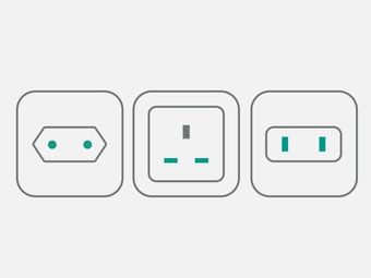 CH-, GB-, US-power plug - other power plug on request