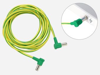 Equipotential bonding cable (absolutely necessary when using "intracardiac procedures")