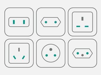 CH, GB, US, CN, BRA, ISR power plug - other power plugs on request